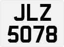 License plate of the United Kingdom, Northern Ireland (1966)