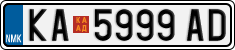 License plate of North Macedonia, Regular plates (2012)