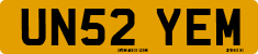 License plate of the United Kingdom, 2001 year system