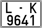 License plates of Spain, 1971 year series