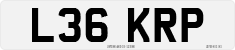 License plate of the United Kingdom, 1983 year system
