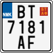 License plate of North Macedonia, Regular plates (2012)