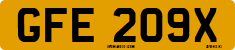 License plate of the United Kingdom, 1963 year system
