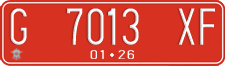 License plate of Indonesia, Government and public administrations