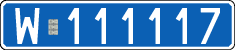 License plates of Poland, Diplomatic