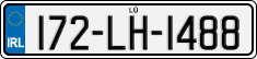 License plate of Ireland, Regular plates