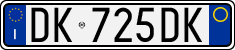 License plate of Italy, Cars (1994 year series)