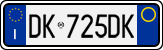 License plate of Italy, Cars (1994 year series)