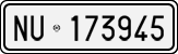 License plate of Italy, Cars (1927 year series)