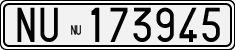 License plate of Italy, Cars (1927 year series)
