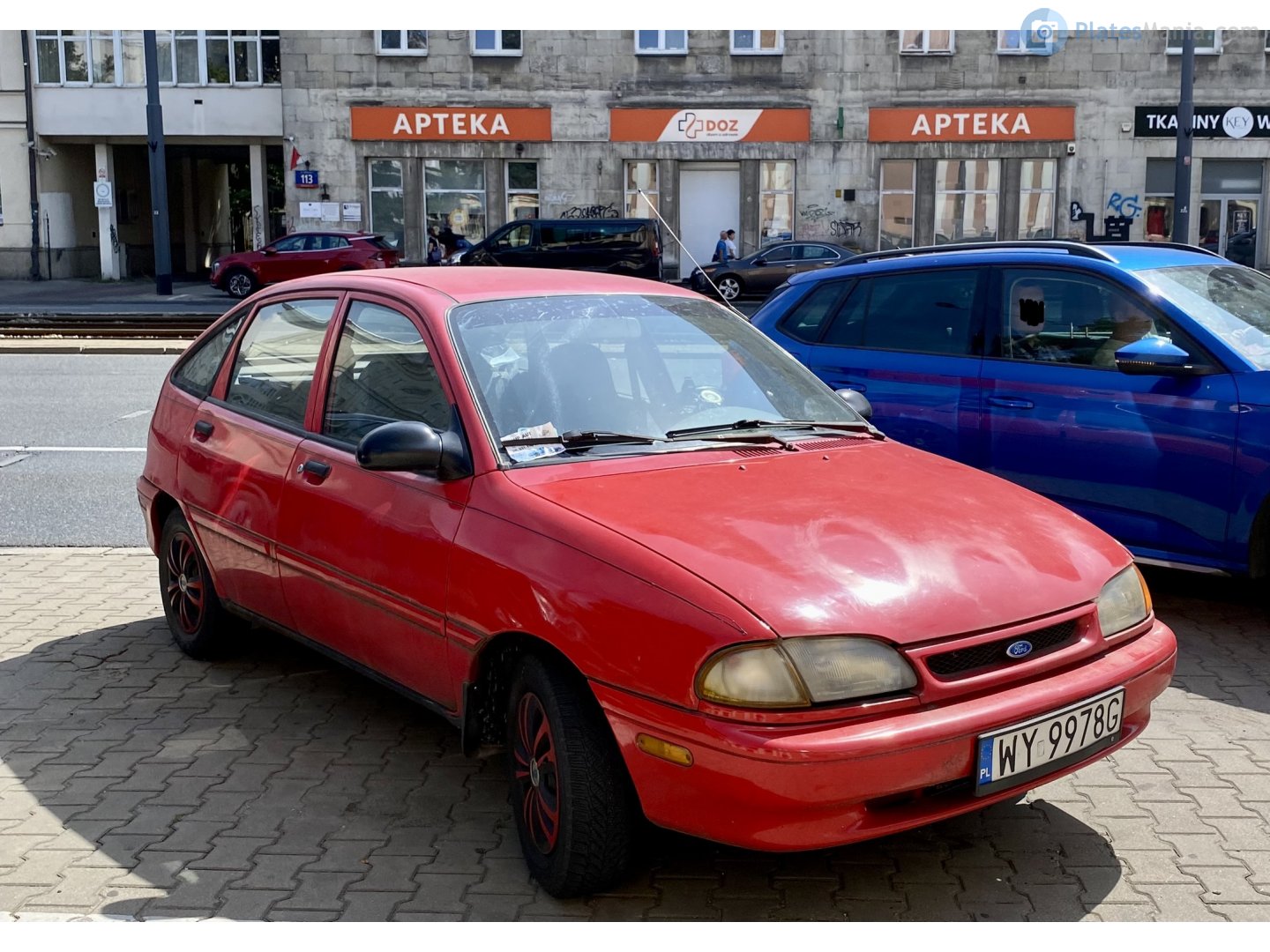 WY 9978G, Ford Aspire 1st gen 5-door Hatch (BT57), 1993–1996