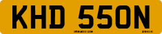License plate of the United Kingdom, 1963 year system