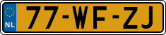 License plate of the Netherlands, Trailers