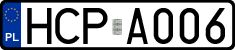 License plates of Poland, Authorities