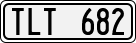 License plate of Sweden, Regular plates