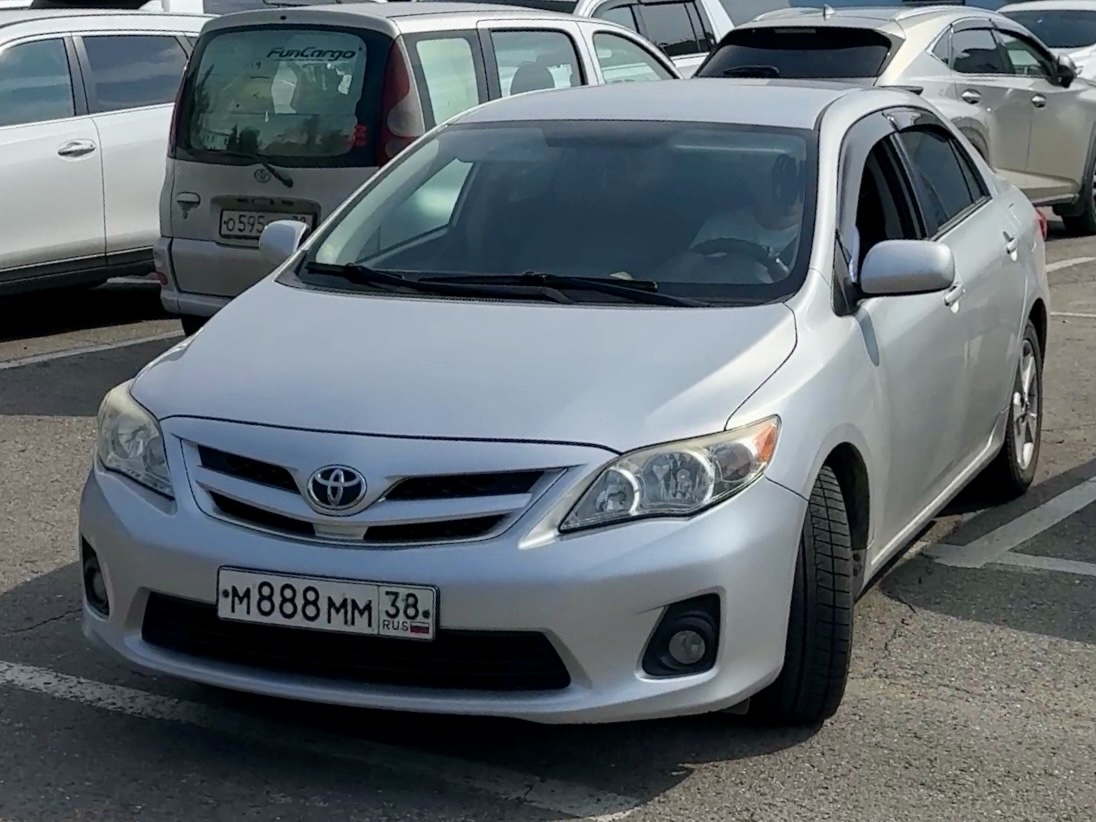 м 888 мм 38, Toyota Corolla 10th gen (Altis) Sedan (E140/E150), 2006–2013 (–2020 for ZA-market)