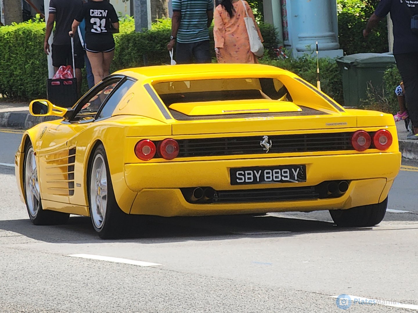 SBY 889 Y, Ferrari Testarossa 1st gen (F110), 1984–1991