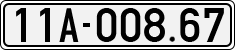 License plate of Vietnam, Cars