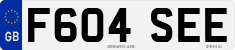 License plate of the United Kingdom, 1983 year system