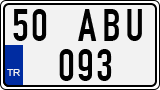 License plate of Turkey, Regular plates