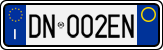 License plate of Italy, Cars (1994 year series)