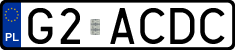 License plates of Poland, Vanity Plates