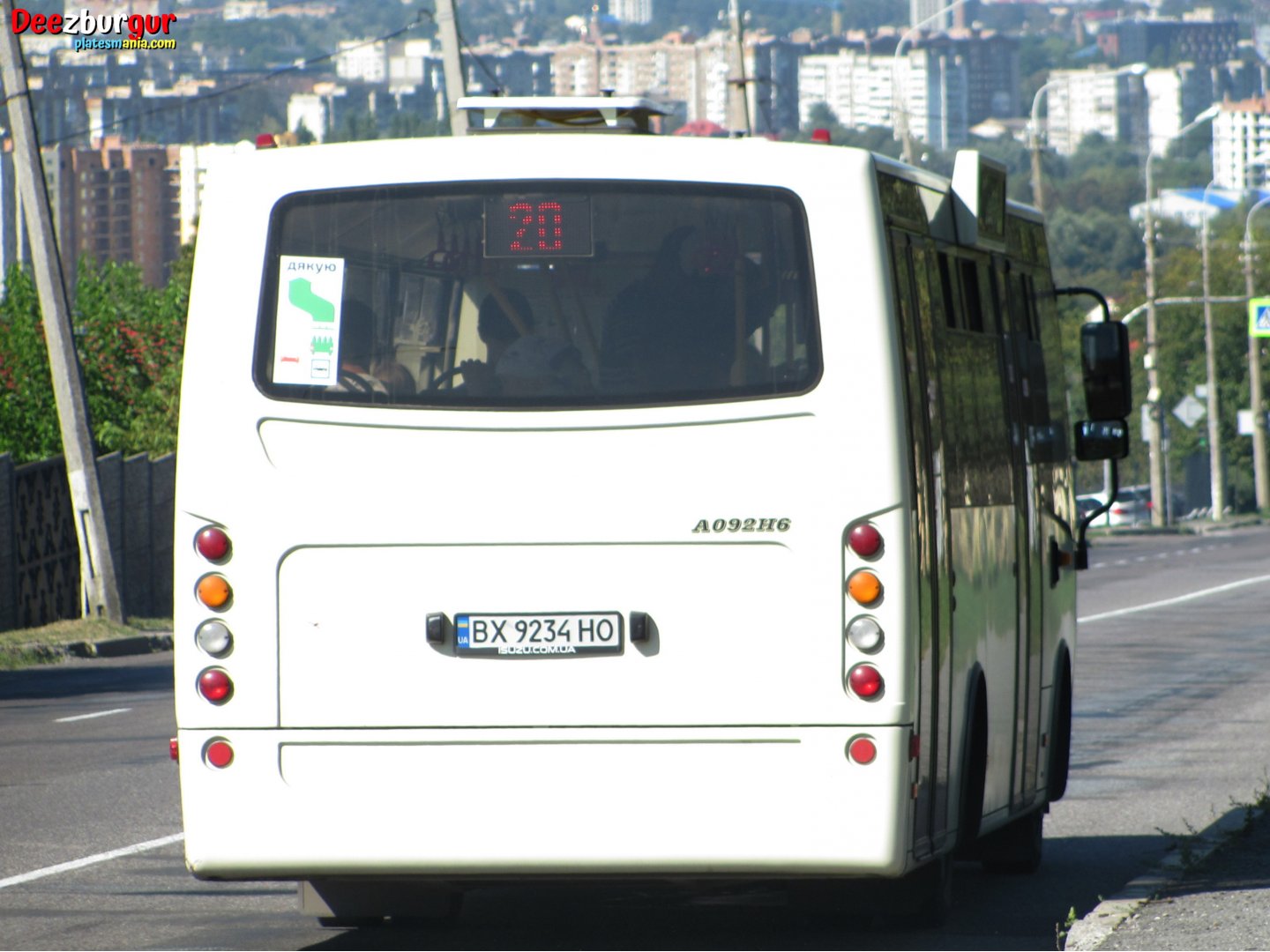 BX 9234 HO, Cherkassy Bus Ataman A092H6 
