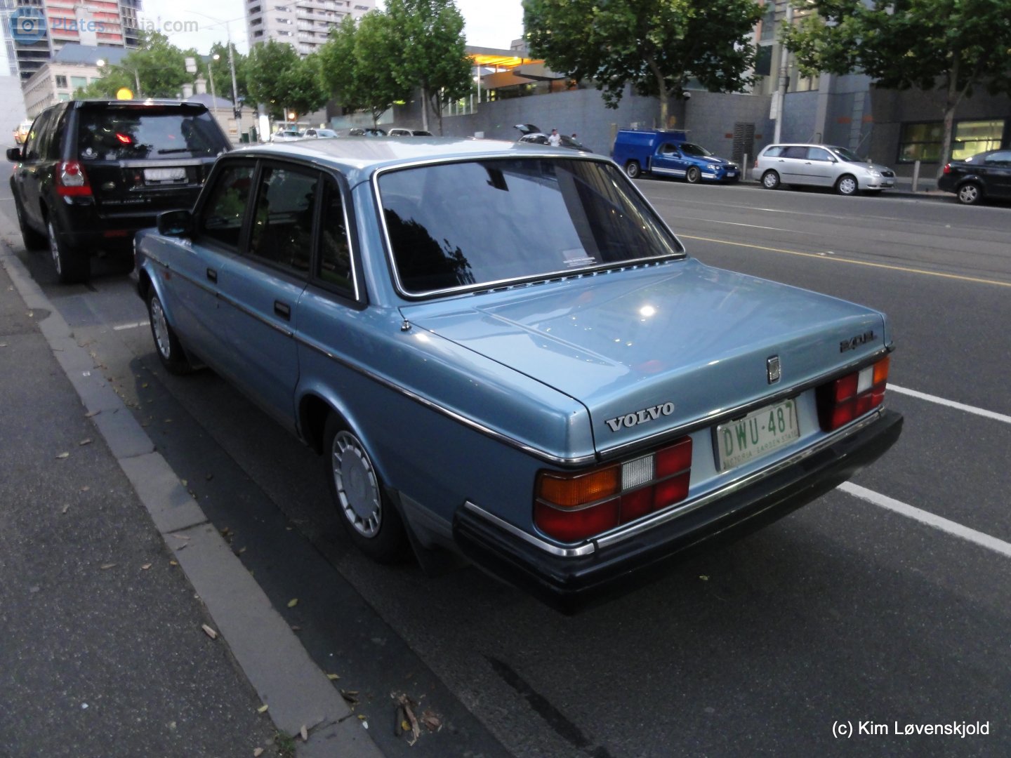 DWU-487, Volvo 240-Series 1st gen 4-door Sedan (244), facelift, 1978–1993