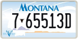 Montana, 1-12345A / 10-1234A