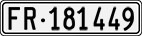 License plate of Switzerland, Cars