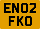 License plate of the United Kingdom, 2001 year system