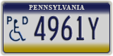 Pennsylvania, Vehicles for disabled persons