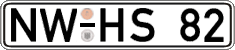 German license plate, Regular plates
