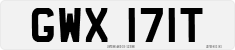 License plate of the United Kingdom, 1963 year system