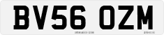 License plate of the United Kingdom, 2001 year system