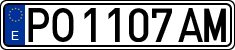 License plates of Spain, 1971 year series