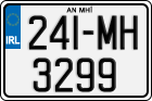 License plate of Ireland, Regular plates