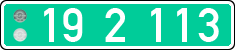 License plate of Lithuania, Diplomatic