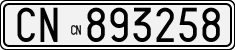 License plate of Italy, Cars (1927 year series)