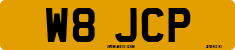License plate of the United Kingdom, 1983 year system