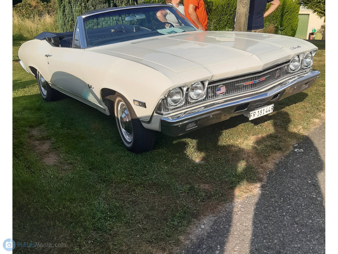 FR 181449, Chevrolet Chevelle 2nd gen 1968 2-door Convertible (67; A-body), 1967–1968
