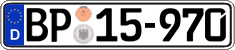 German license plate, Authorities and federal agencies