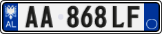 License plate of Albania, Cars (2011)