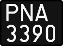 License plates of Poland, 1976 year system
