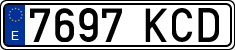 License plates of Spain, Ordinary (2000)