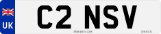License plate of the United Kingdom, 1983 year system