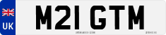 License plate of the United Kingdom, 1983 year system
