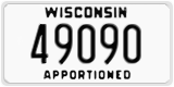 Wisconsin, Apportioned (12345A)