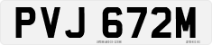 License plate of the United Kingdom, 1963 year system