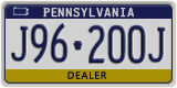 Pennsylvania, Dealer (A12-345A)